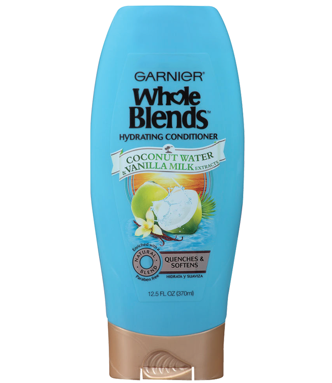 Garnier Whole Blends Coconut Water & Vanilla Milk Hydrating Conditioner 12.5 for De-hydrated Hair